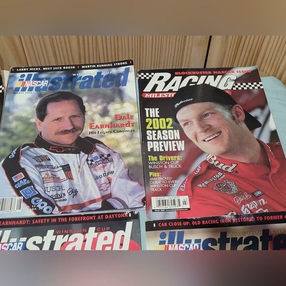 Nascar Magazine Lot Dale And Dale Jr Lot Of 10 Still Has Inserts - Picture 3 of 6